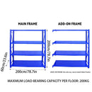Multi-Layer Cargo Storage Shelf Warehouse Shelving Unit Heavy Duty Metal Rack-2
