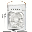 Humidificador Ventilador Portátil Pequeño Acondicionador de Aire del Hogar