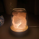 Luz de Cristal AURORA | Difusión de Aceite Esencial | Cuarzo Natural 500g | Poder de la Curación