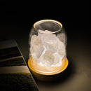 Luz de Cristal AURORA | Difusión de Aceite Esencial | Cuarzo Natural 500g | Poder de la Curación