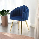 Sillón nórdico moderno tapizado en franela, ideal para sala, dormitorio o balcón.