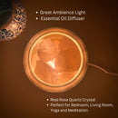 Luz de Cristal AURORA | Difusión de Aceite Esencial | Cuarzo Natural 500g | Poder de la Curación