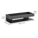 Estante esquinero aluminio 2/3 niveles | Organizador adhesivo para baño