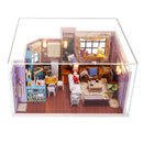 Kit miniatura departamento Mónica | Sujetalibros con luces para estantería