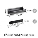 Estante Magnético para Especias de Cocina Metal Organizador Heladera