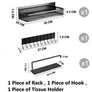 Estante Magnético para Especias de Cocina Metal Organizador Heladera