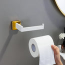 Juego de Accesorios de Baño Oro Blanco Acero Inoxidable 304