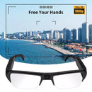 Gafas de Cámara Mini 1080P HD Grabadora DVR Portátil Negro