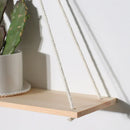 Estantes de pared de madera estilo boho chic: decoración artesanal para sala de estar y dormitorio