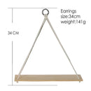 Estantes de pared de madera estilo boho chic: decoración artesanal para sala de estar y dormitorio