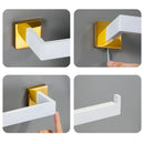 Juego de Accesorios de Baño Oro Blanco Acero Inoxidable 304