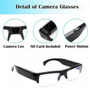 Gafas de Cámara Mini 1080P HD Grabadora DVR Portátil Negro