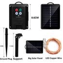 Guirnalda Luces Solares LED Impermeables 8 Modos para Jardín