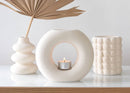 Cream Speckle Bubble Tealight Wax Warmer-3