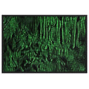 ENTRE LAS CUATRO ESTACIONES ERES EL QUINTO SENTIDO Edición Terciopelo Póster Enmarcado