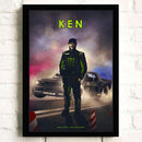 Póster Fórmula 1 Autos de Carreras Gran Premio Leyendas de Pilotos · Impresión Decorativa sin Marco
